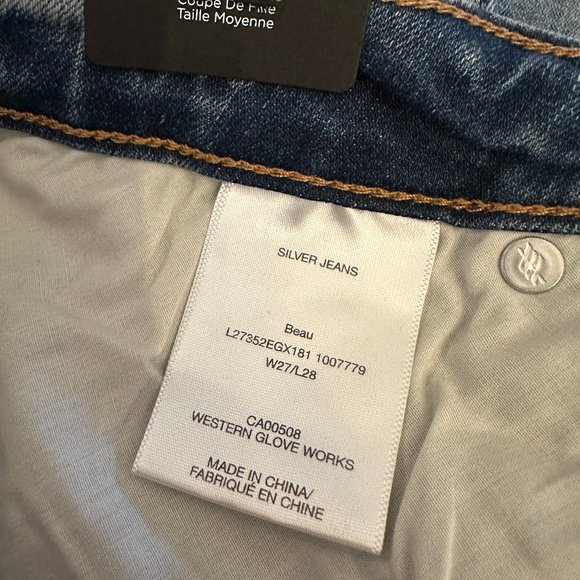 Silver Beau girlfriend Jeans - Picture 4 of 4
